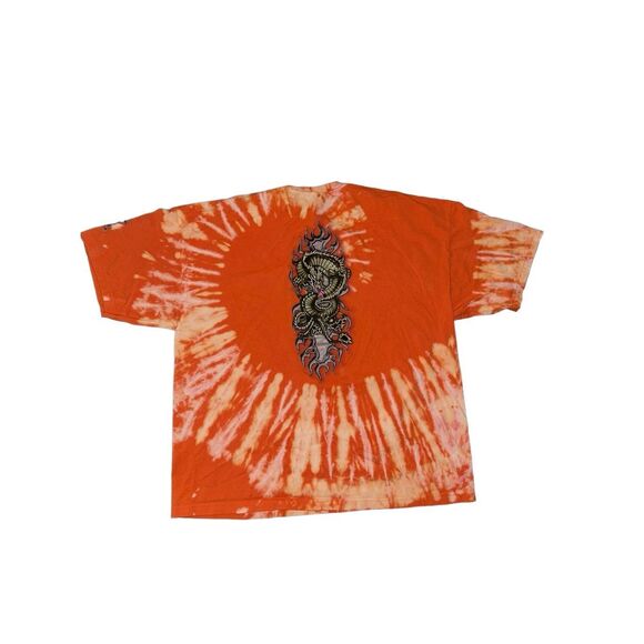 Vintage No Boundaries Tribal Dragon Bleached Tee - Picture 2 of 7